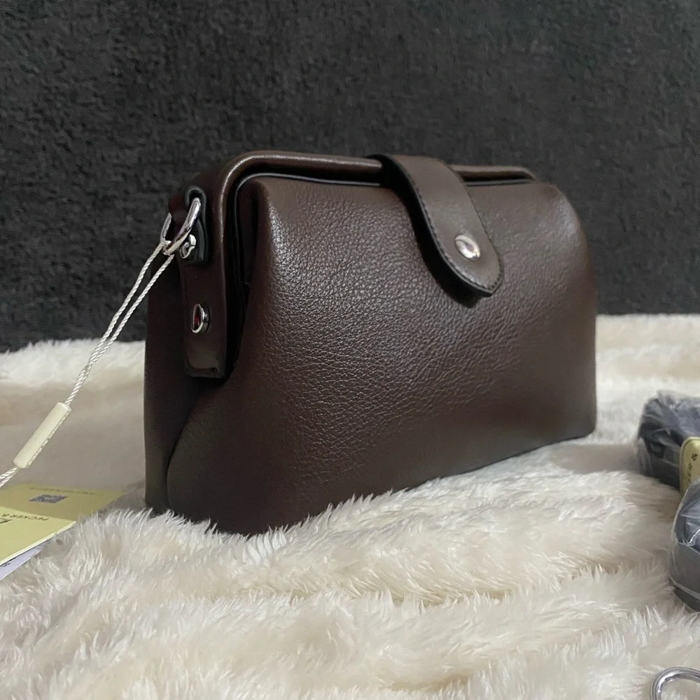 Brown leather bag - Picture 8 of 16